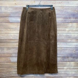 Vintage Bagatelle Leather Skirt